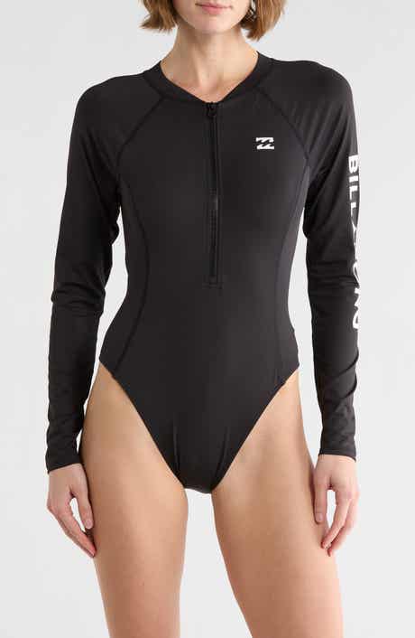 Billabong Tropic Long Sleeve One-Piece Rashguard Swimsuit