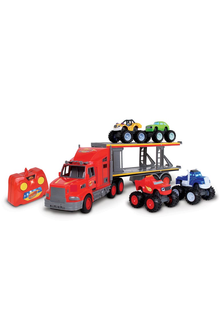 RC Transporter With Monster Machines, Alternate, color, Multicolored