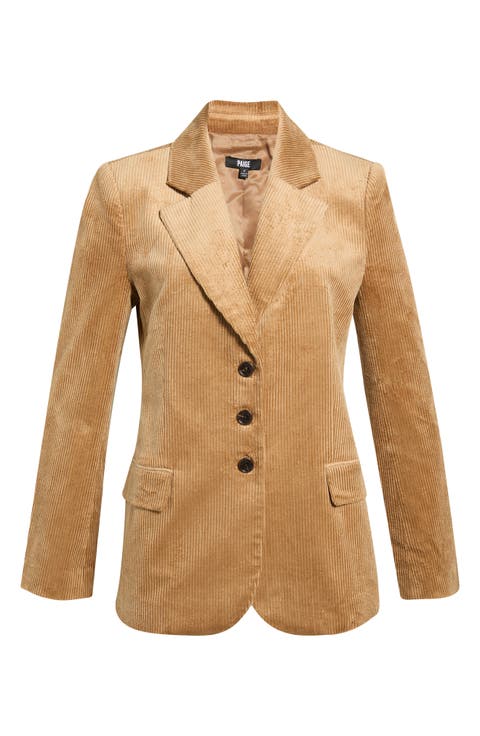 Maeva Cotton Blend Corduroy Jacket