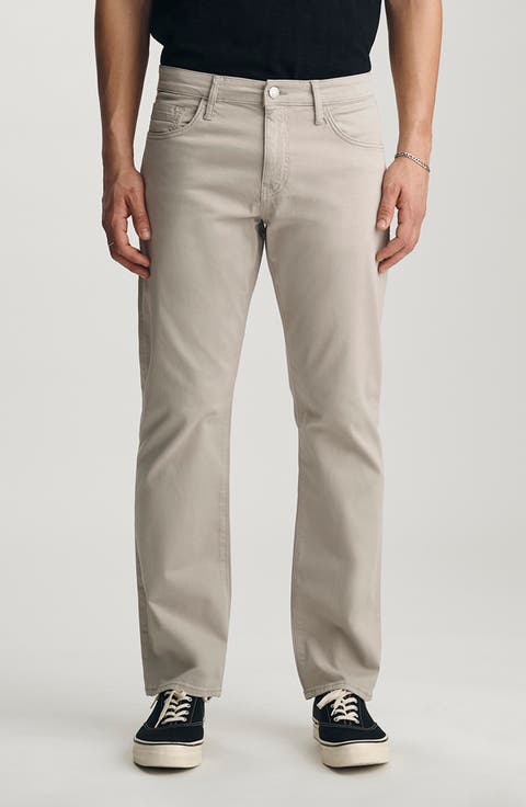 Matt Relaxed Straight Leg Twill Pants