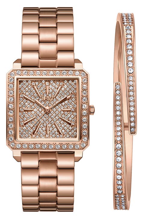 Cristal 28 Diamond Bracelet Watch & Bracelet Set, 28mm