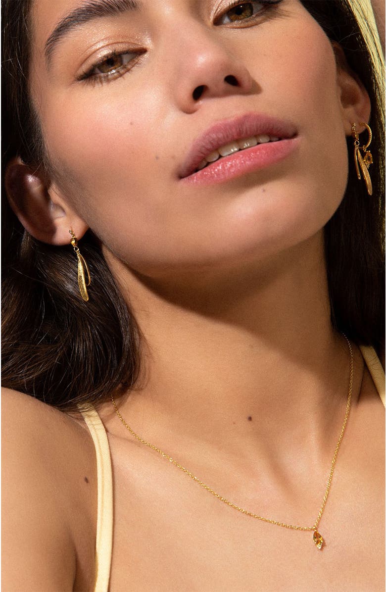 DPT Antwerp Limone Necklace, Alternate, color, Yellow 18K Gold Plated