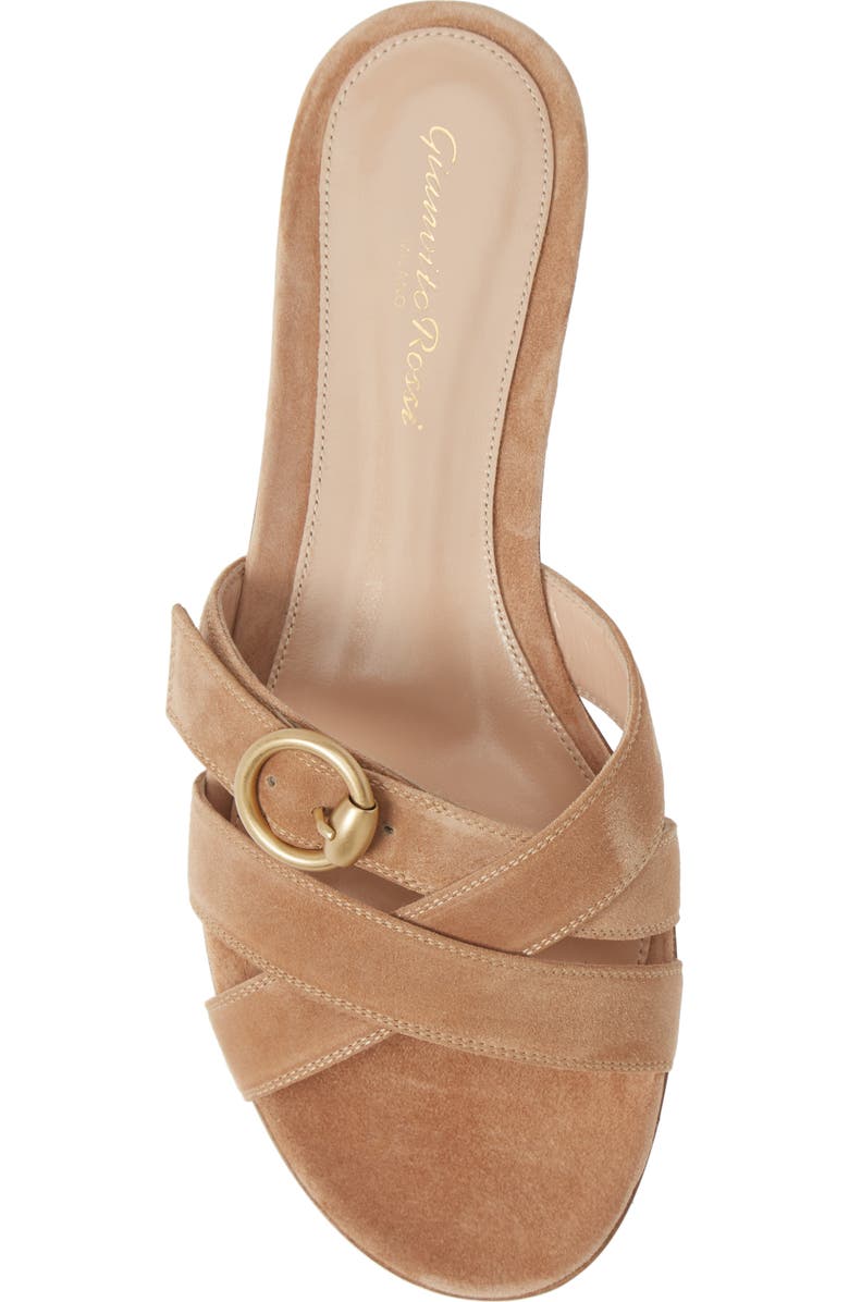 Gianvito Rossi Buckle Strap Sandal, Alternate, color,