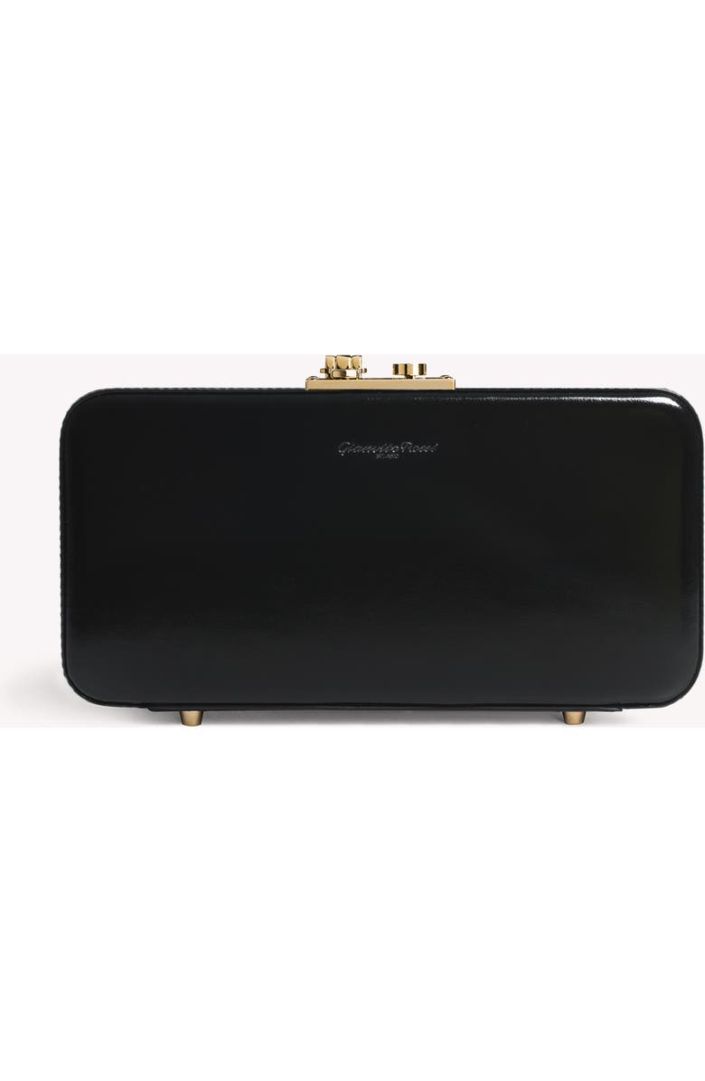 Gianvito Rossi Valì Clutch, Main, color, Black