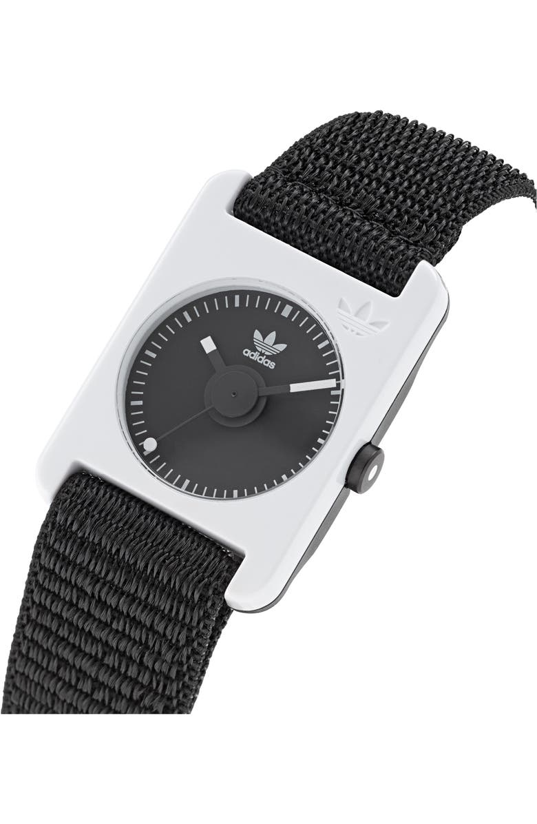 adidas Retro Pop Two Nylon Strap Watch, 31mm, Alternate, color, 