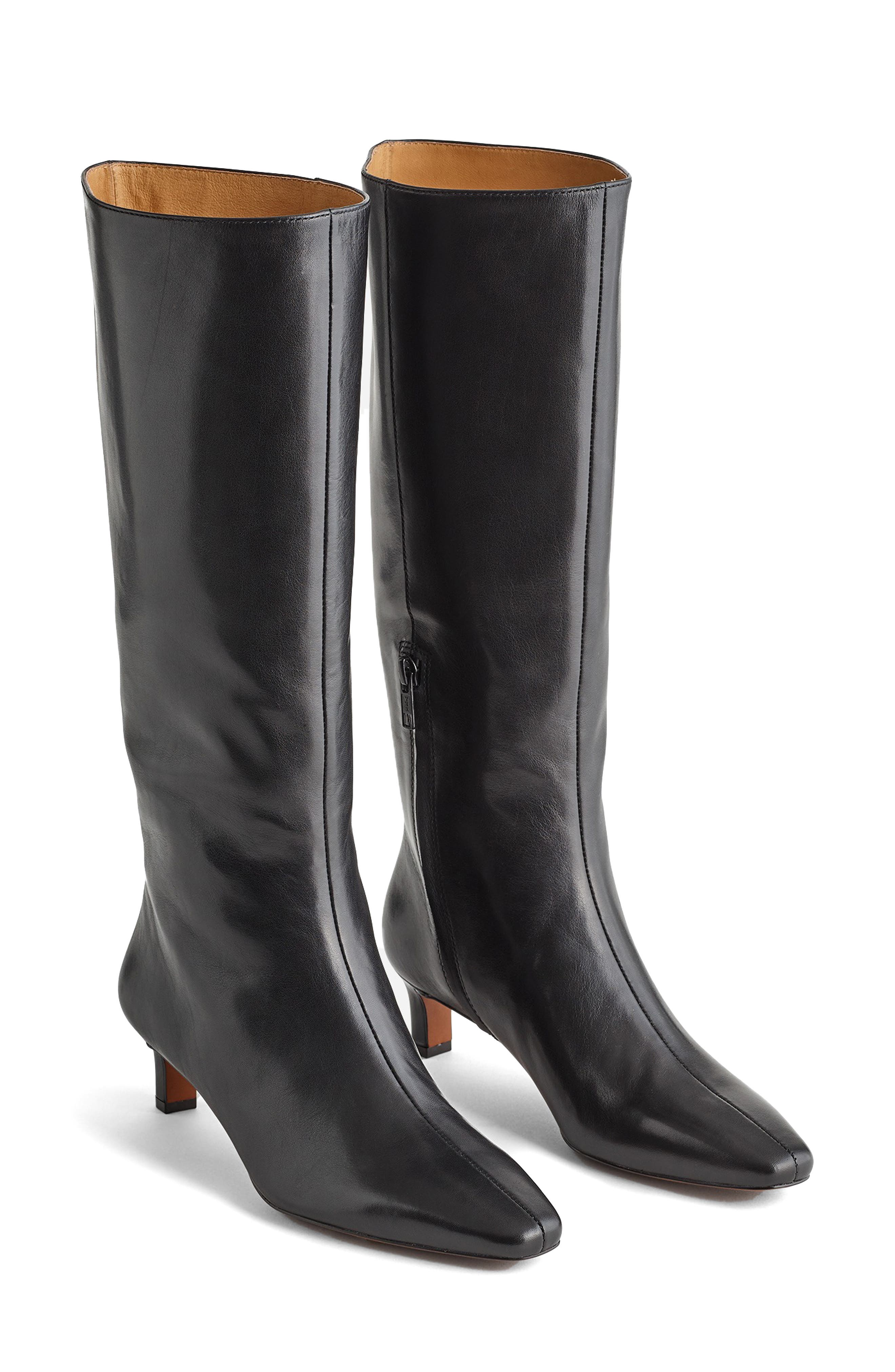 Madewell Dorchester Dimes Kitten Heel Boot, Alternate, color, 