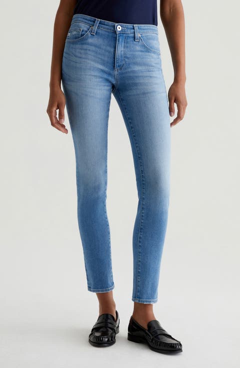 Prima Low Rise Ankle Cigarette Jeans (Nordic Sea)