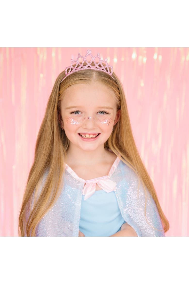 Rainbow Dream Sequin Cape, Alternate, color, Pink