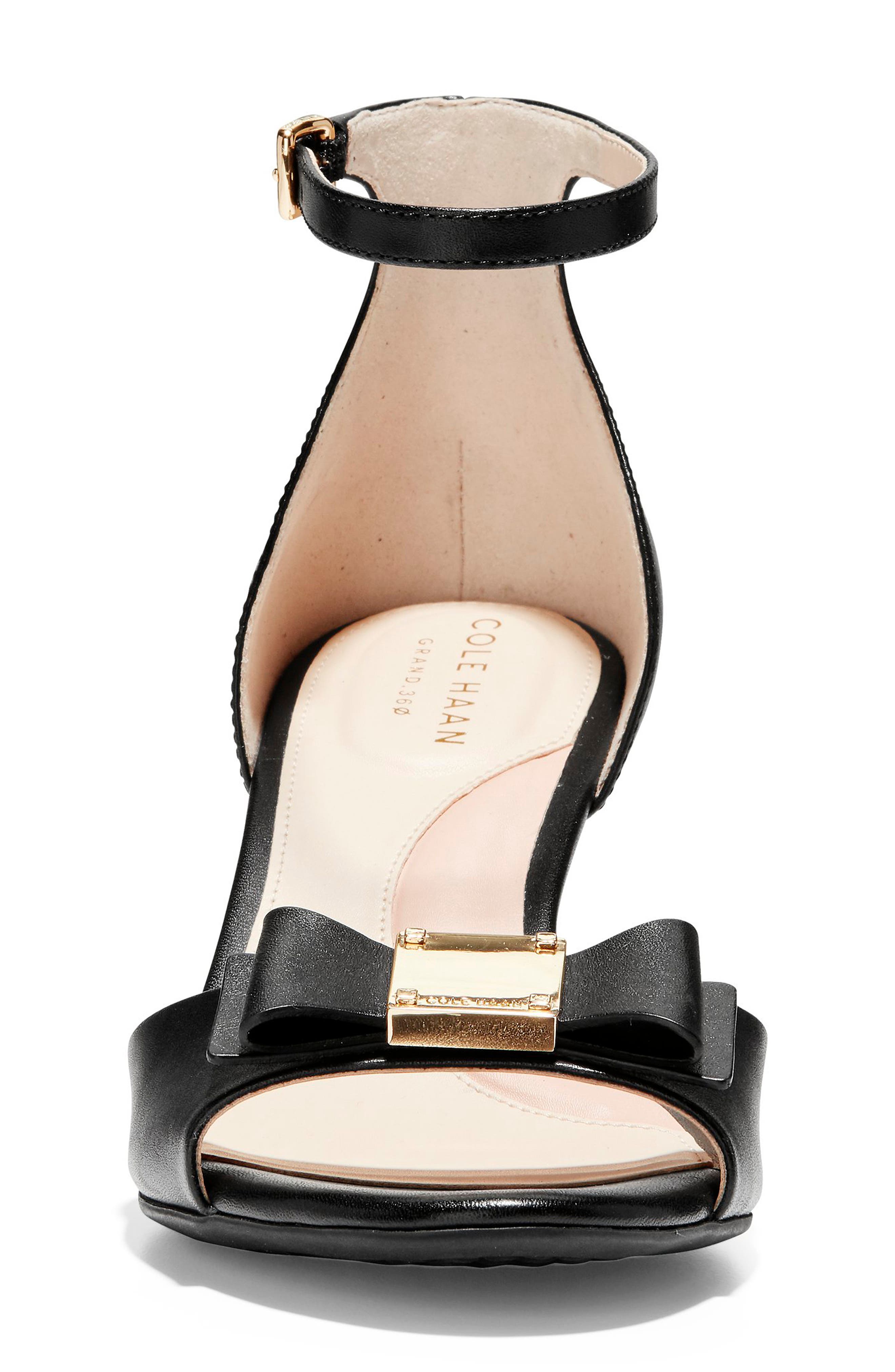 Cole Haan Tali Bow Wedge Sandal, Alternate, color, 