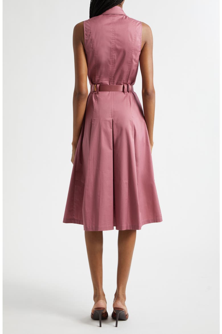 Kylo Belted Cotton Blend Shirtdress, Alternate, color, DECO ROSE