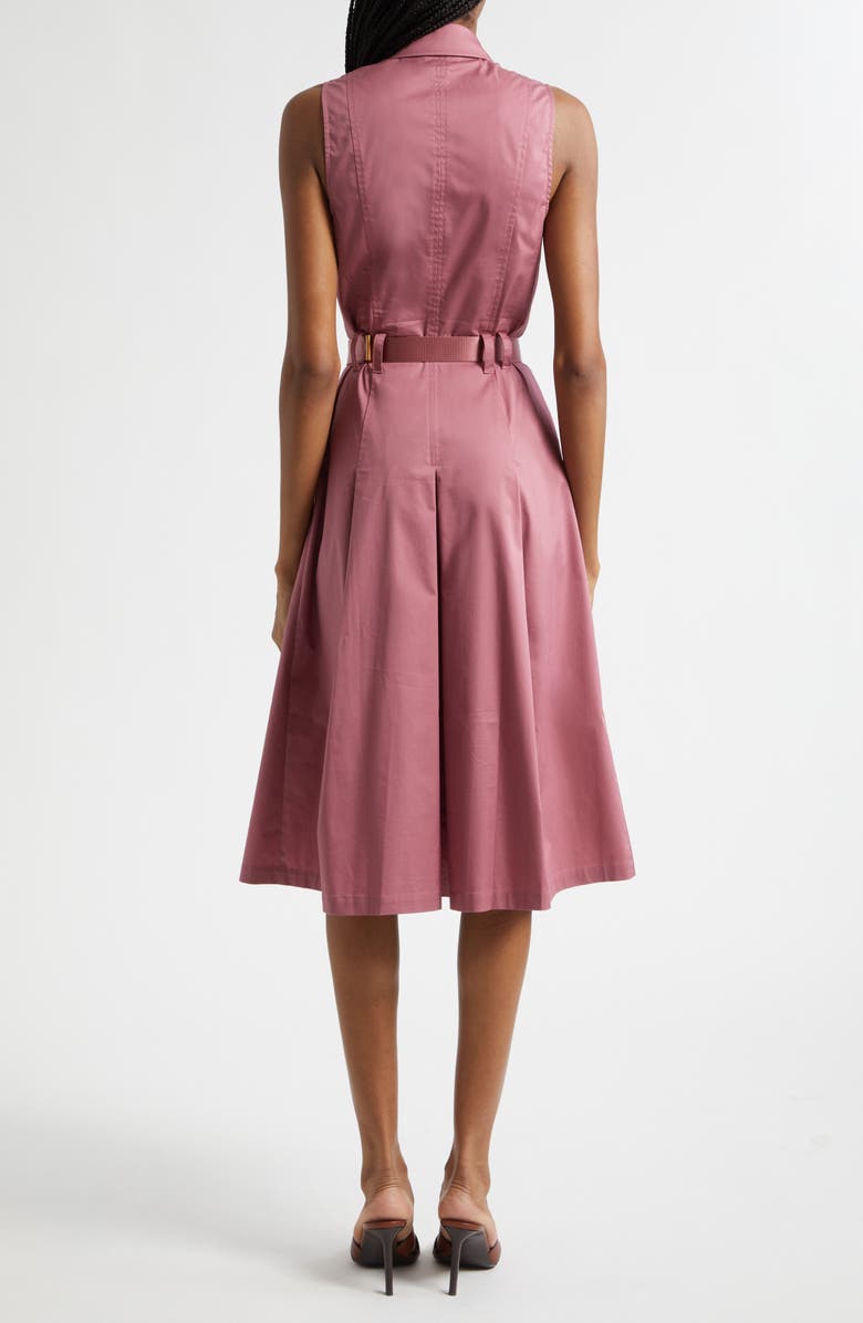 L'AGENCE Kylo Belted Cotton Blend Shirtdress, Alternate, color, 