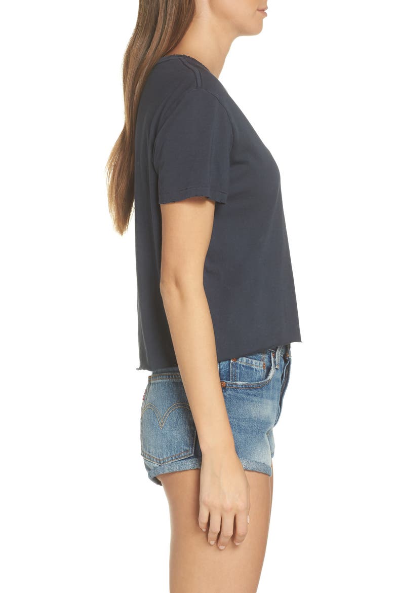 Bolt Fade Boyfriend Tee, Alternate, color, CHARCOAL