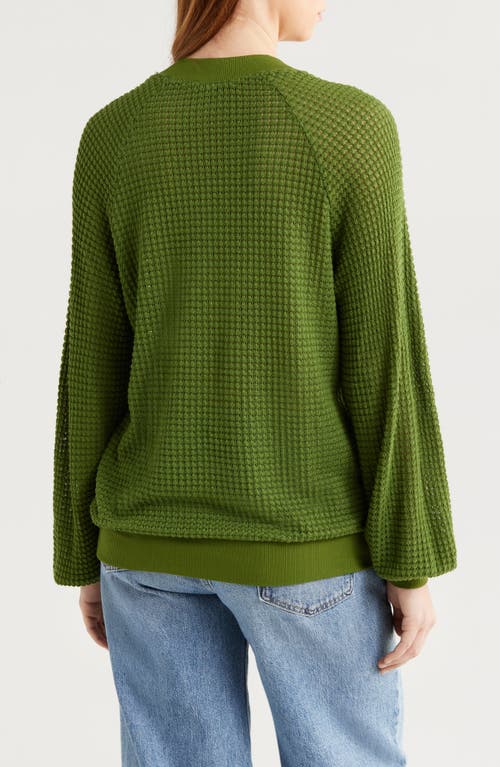 Gibsonlook Courtside Open Stitch Sweater