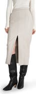 Marcella Nerida Faux Leather Midi Skirt