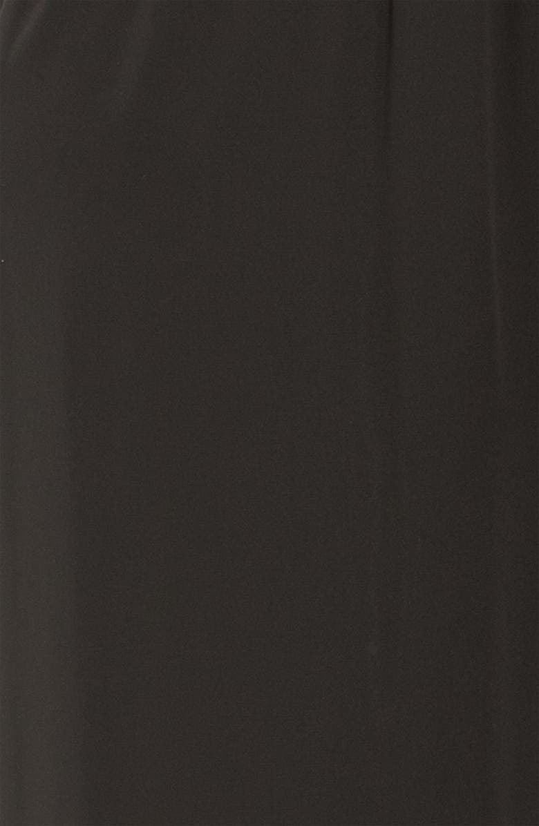 Alex Evenings Wide Leg Chiffon Pants, Alternate, color, Black