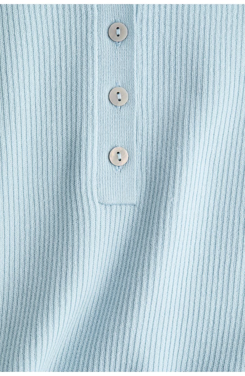 H&M Rib-knit Flared-skirt Dress, Alternate, color, 