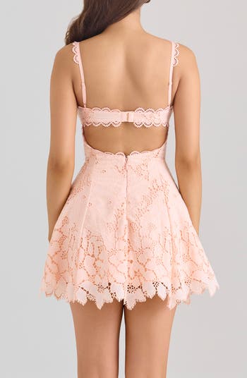 Isla Scallop Broderie Anglaise Minidress