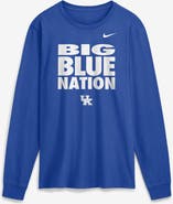 Nike Men's Nike Royal Kentucky Wildcats 2026 Sideline Slogan Dri-FIT Long Sleeve T-Shirt