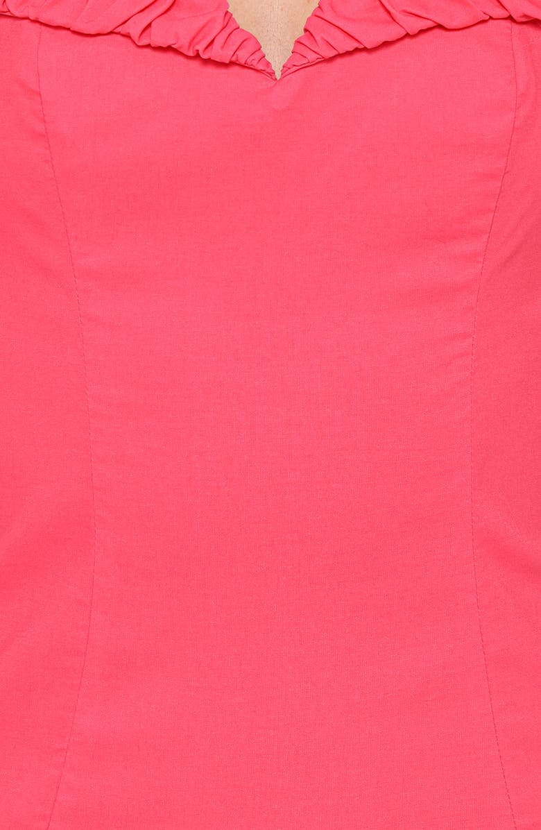 Petal & Pup Lily Off the Shoulder Minidress, Alternate, color, Berry