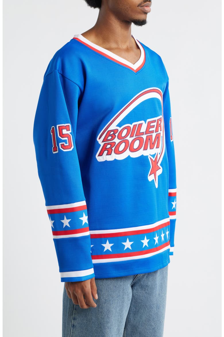 Oversize Hockey Jersey, Alternate, color, BLUE