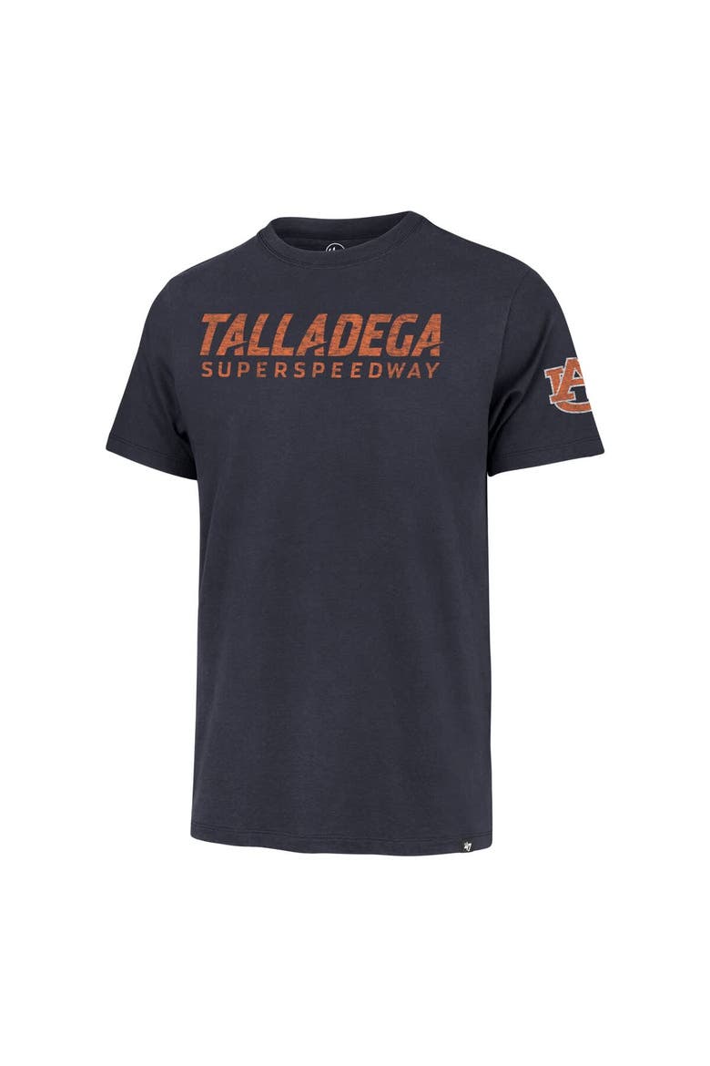 Men's '47 Navy Talladega Superspeedway x Auburn Franklin T-Shirt, Alternate, color, Navy