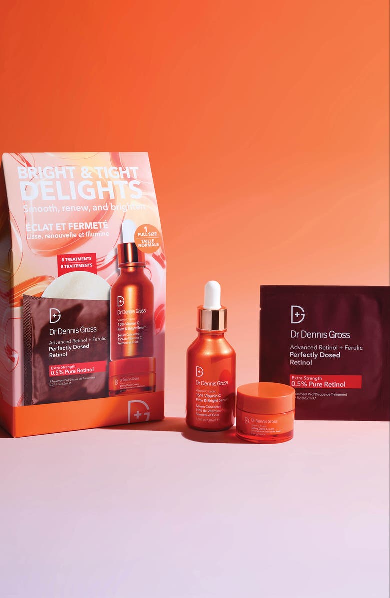 Dr. Dennis Gross Skincare Bright & Tight Delights Skin Care Set, Alternate, color,