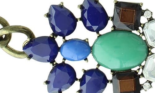 Olivia Welles Shayla Crystal Collar Necklace In Multi