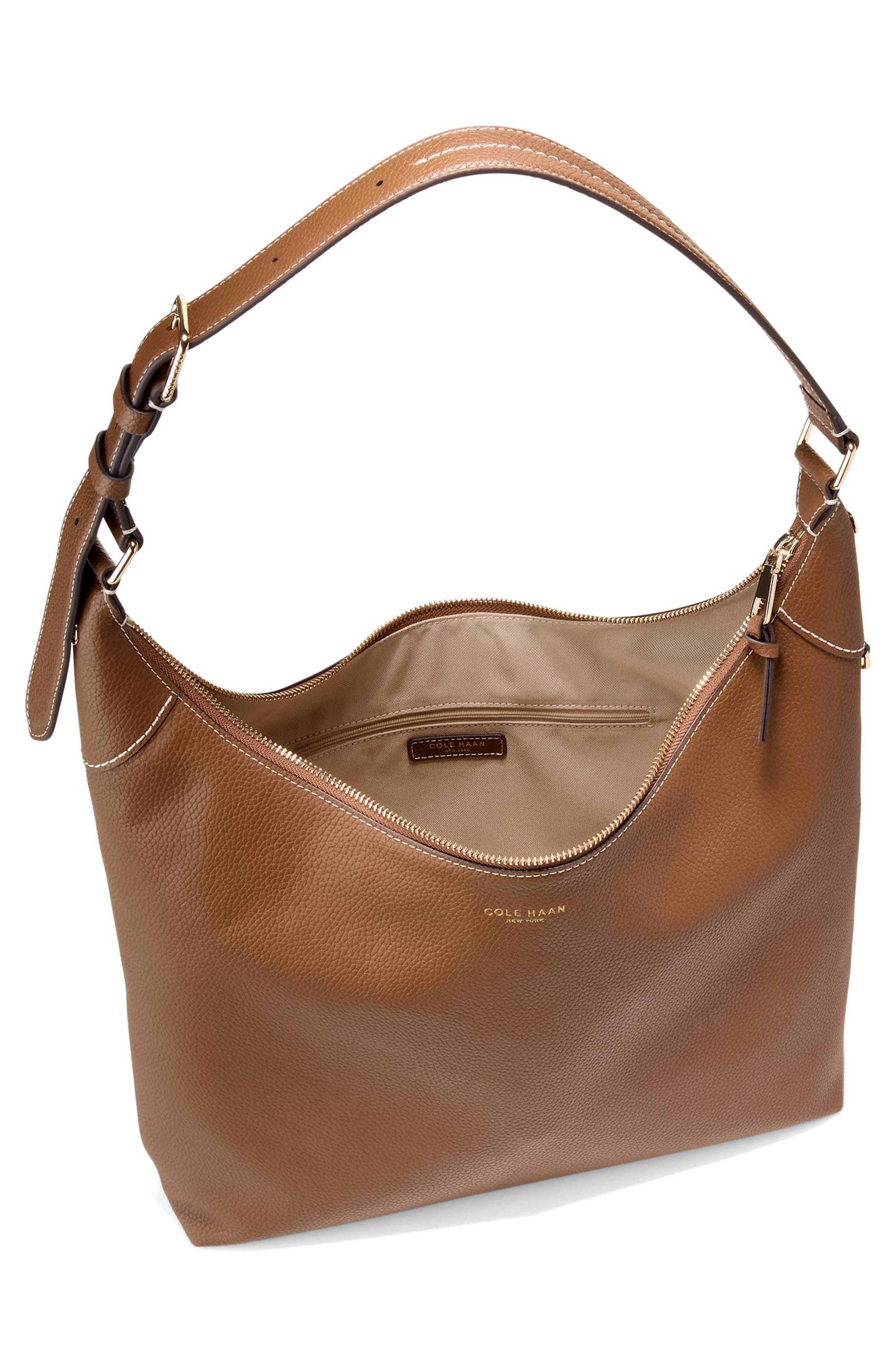 Florence Hobo Shoulder Bag, Alternate, color, NEW CARAMEL