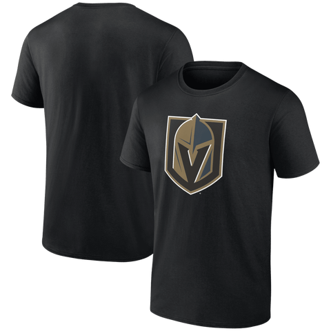 Men's Logo Athletic  Black Vegas Golden Knights Essential T-Shirt
