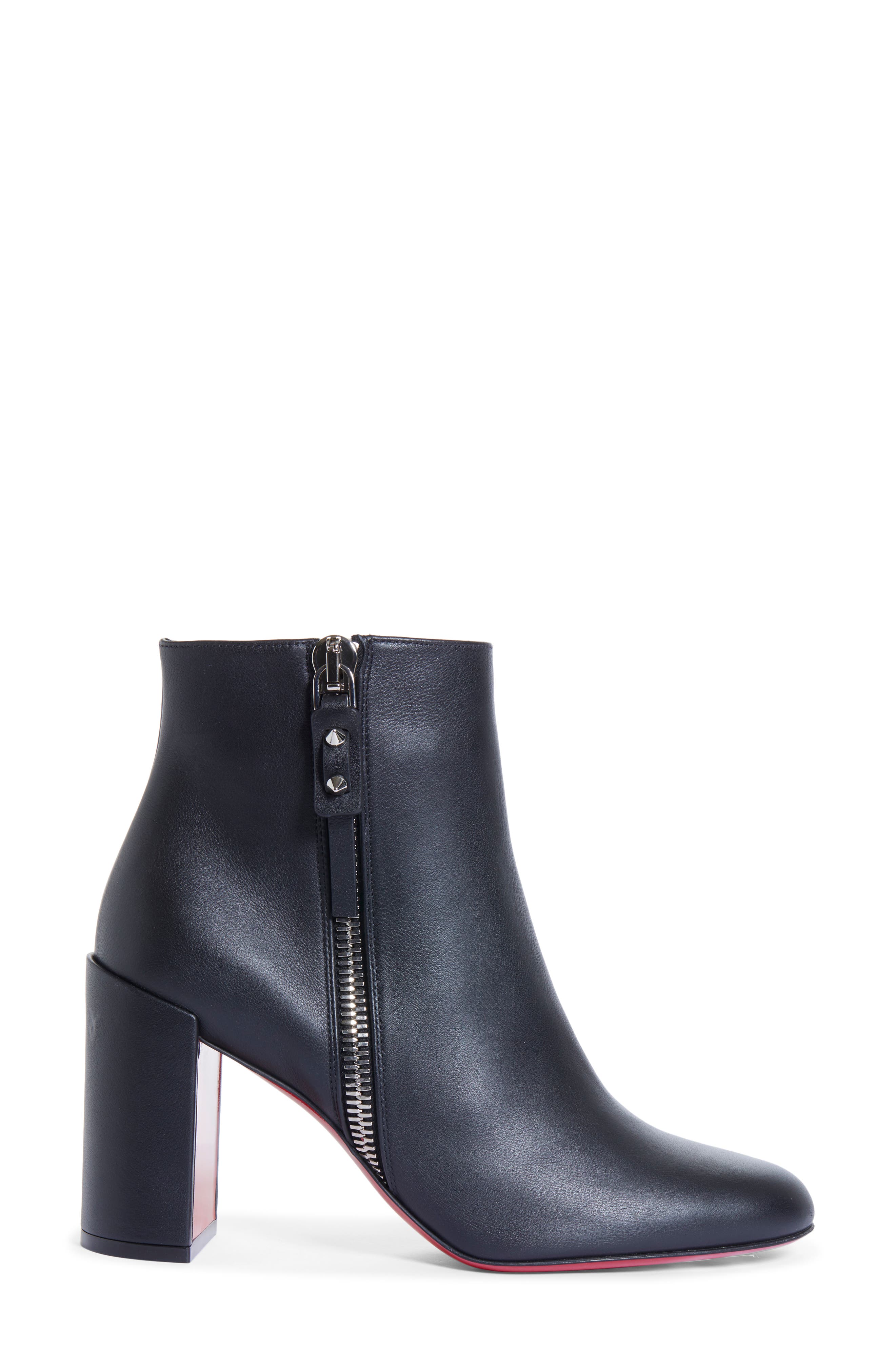 Christian Louboutin Ziptotal Bootie, Alternate, color, 