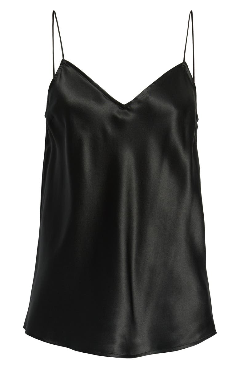 PAIGE Cicely Silk Camisole, Alternate, color, Black