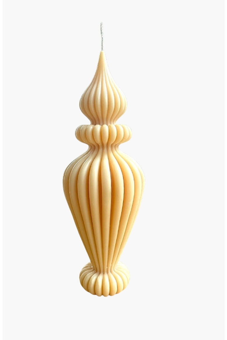 Linea Trio Candles, Alternate, color, Ivory