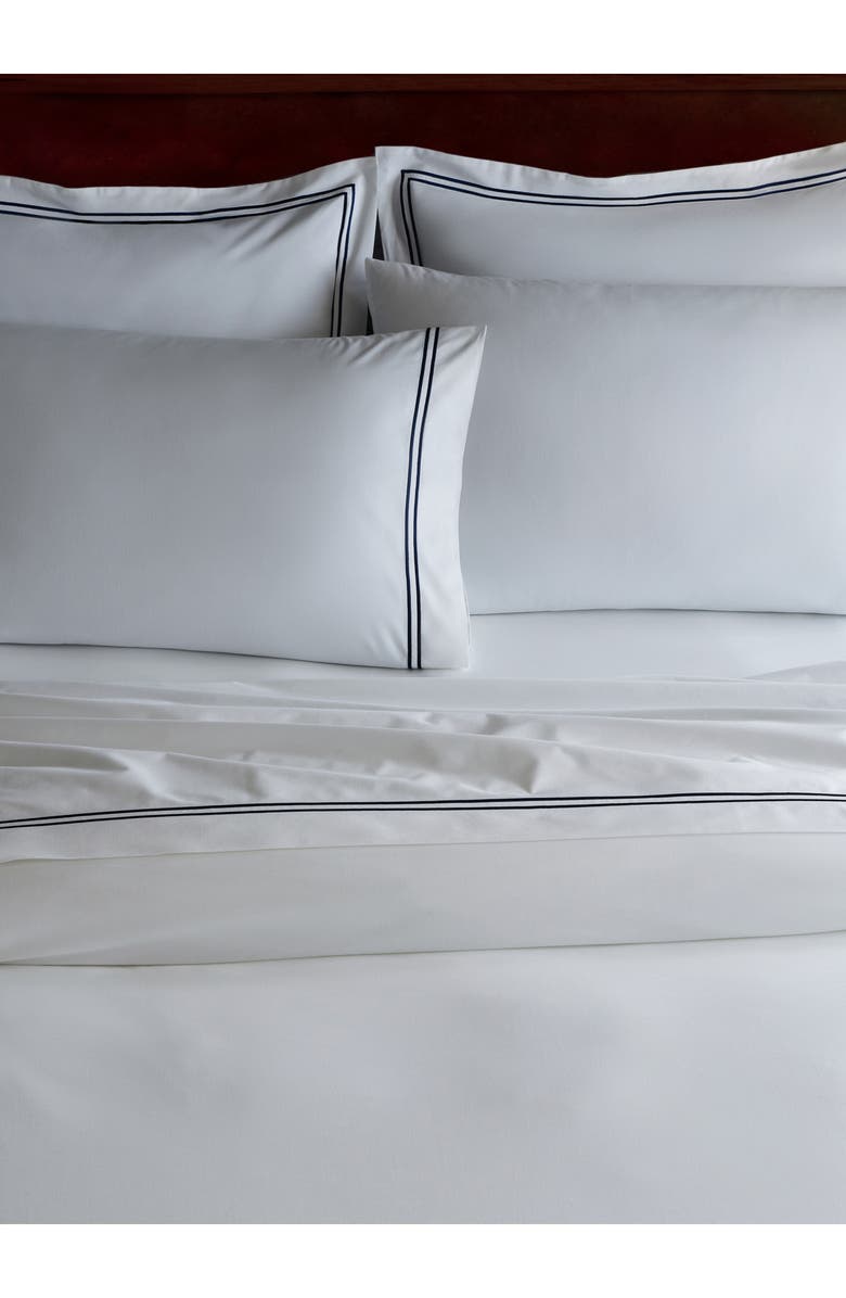 Petite Plume Signature Collection Sheet Set, Alternate, color, White