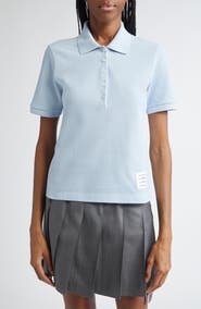 Thom Browne 4-Bar Cotton Piqué Polo