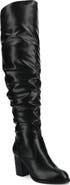 Journee Collection Kaison Wide Calf Ruched Tall Boot - Wide Calf