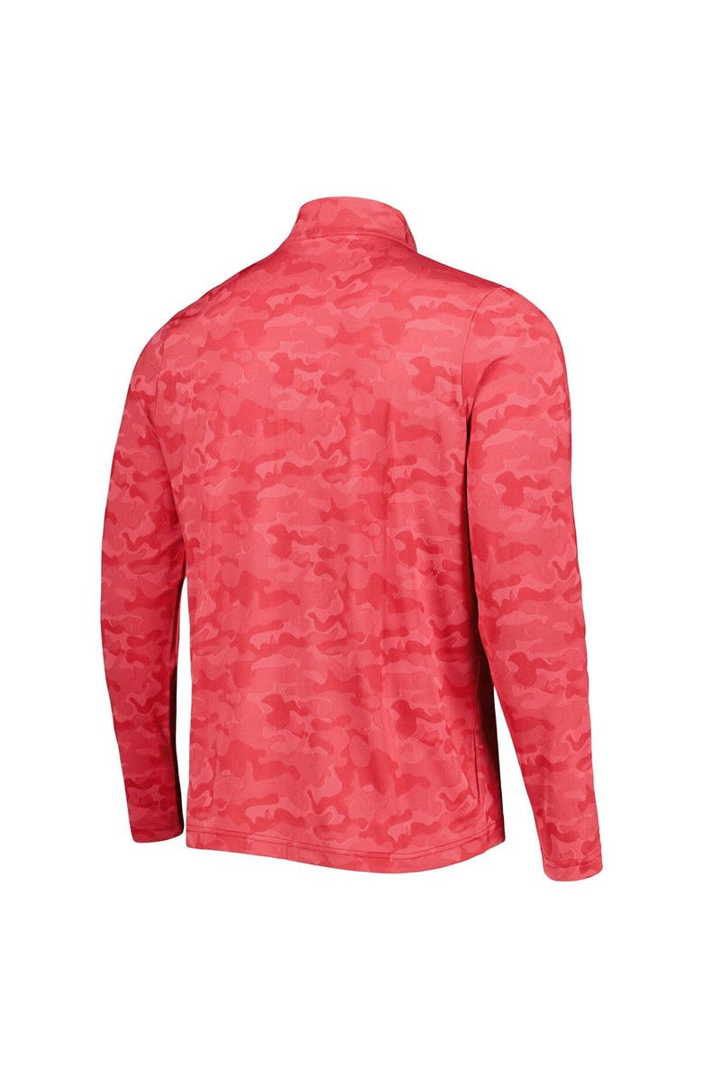 ANTIGUA Men's Antigua Red Arizona Cardinals Brigade Throwback Quarter-Zip Top, Alternate, color, Red