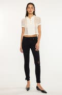 KanCan Lana Mid Rise Ankle Skinny Stretch Jeans