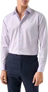 Eton Contemporary Fit Twill Dress Shirt