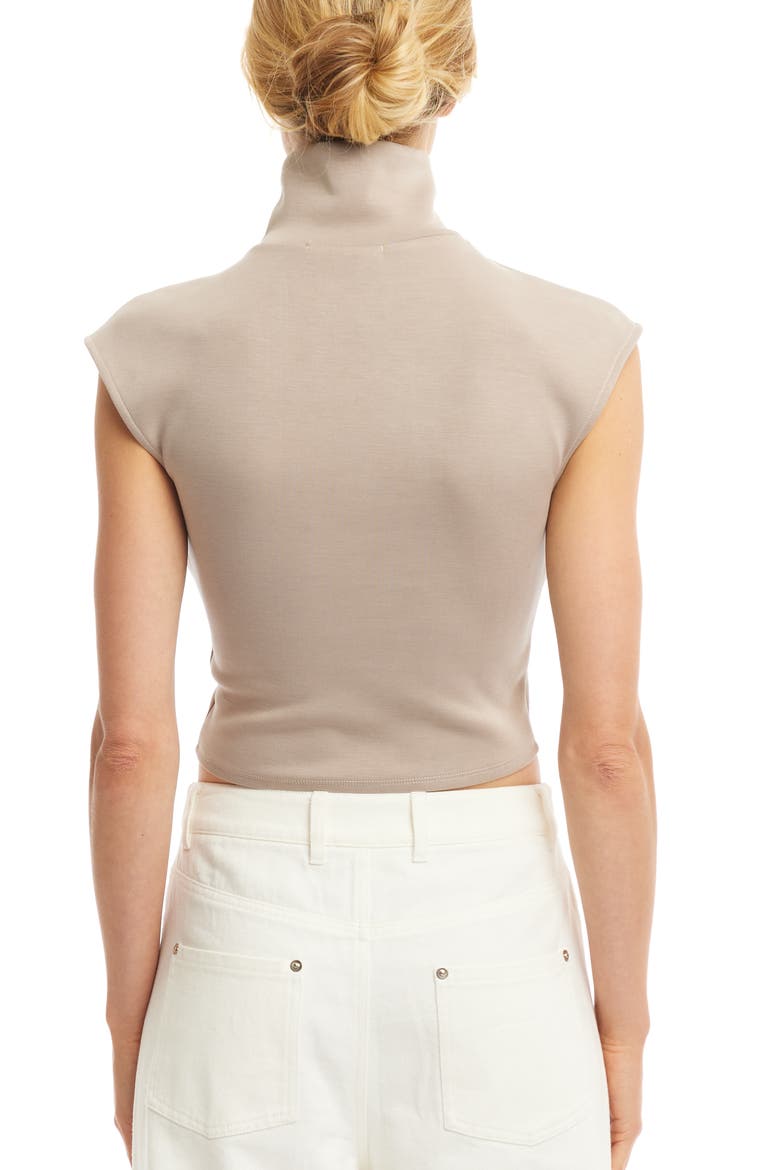 Winslow Sleeveless Turtleneck, Alternate, color, Mocha