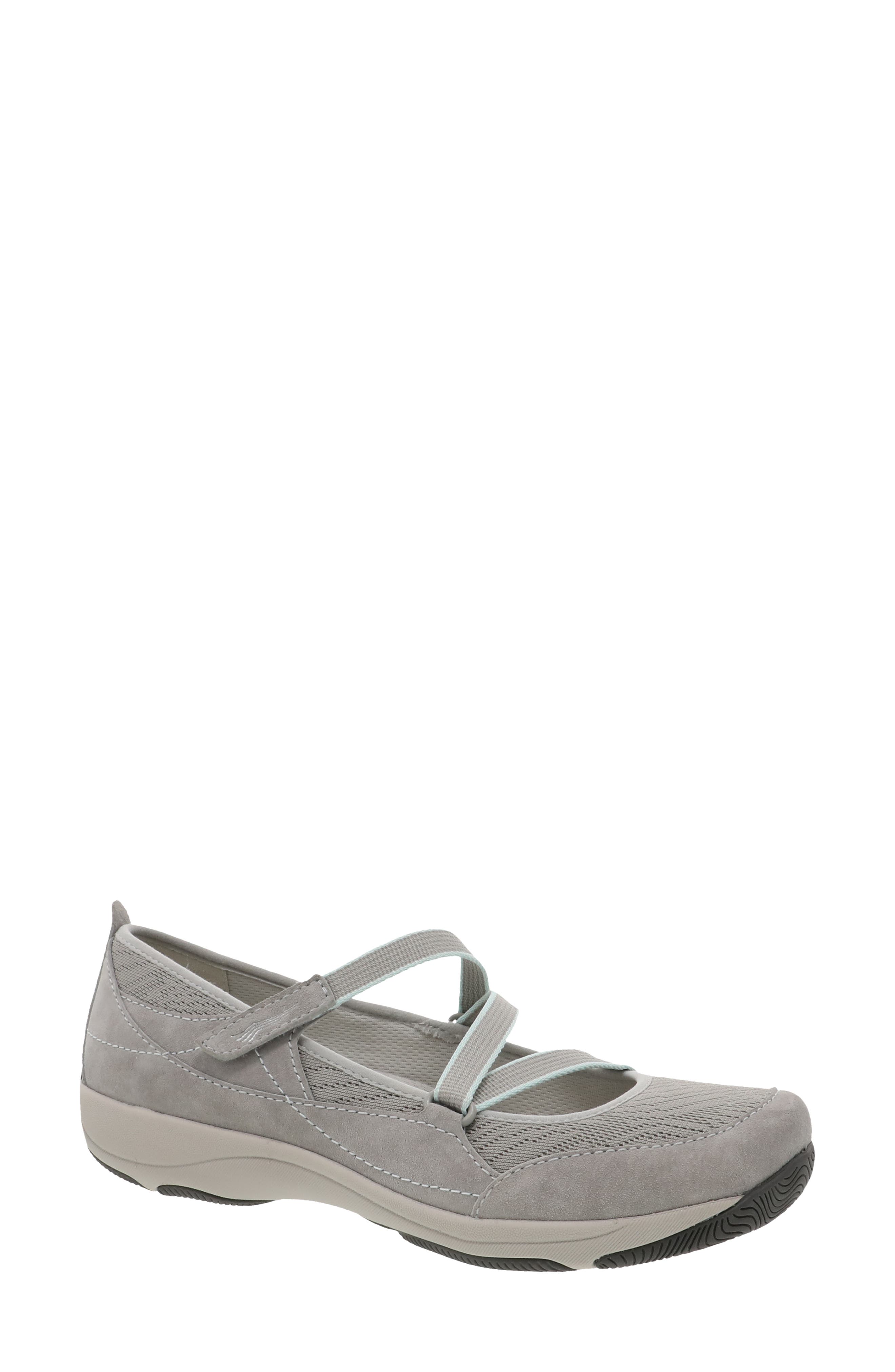 Hilda Flat, Main, color, GREY SUEDE