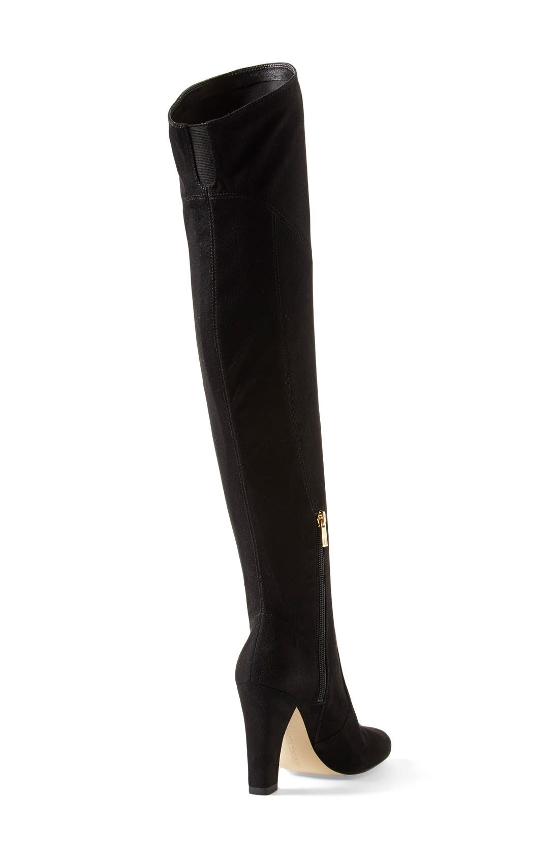 Ivanka Trump Ivanka Trump 'Saffri' Over the Knee Suede Boot, Alternate, color, 