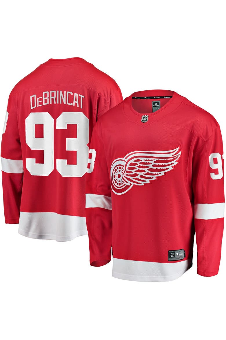 Men's Fanatics Branded Alex DeBrincat Red Detroit Red Wings Home Premier Breakaway Player Jersey, Alternate, color, Red