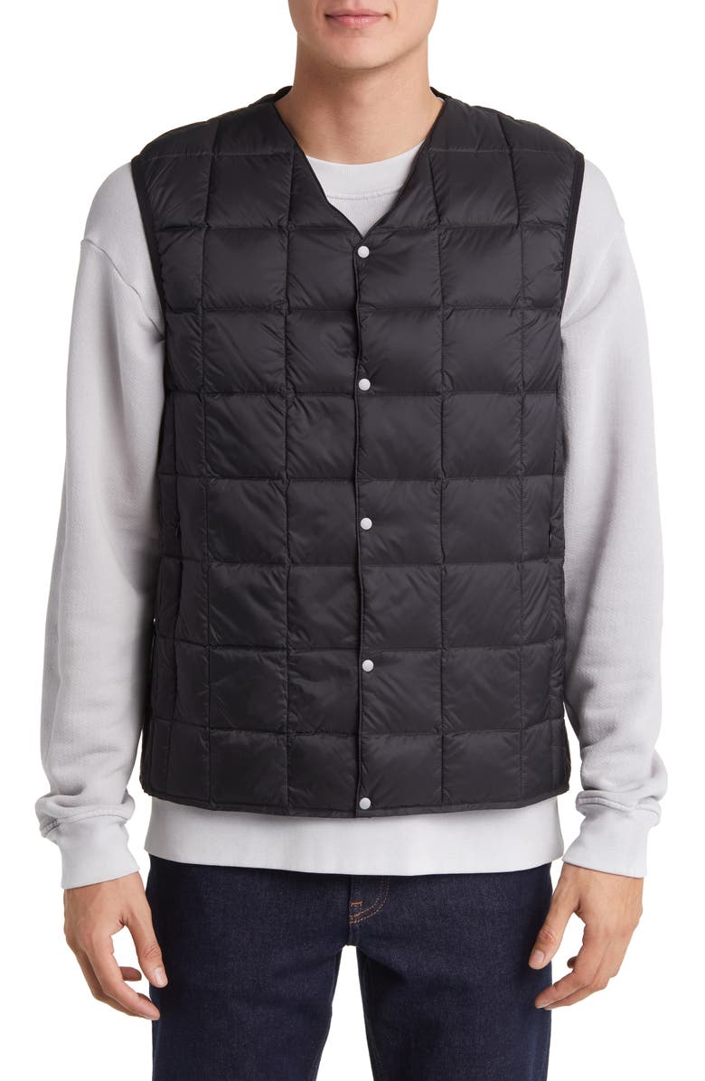 TAION Quilted Packable Water Repellent 800 Fill Power Down Vest, Alternate, color,