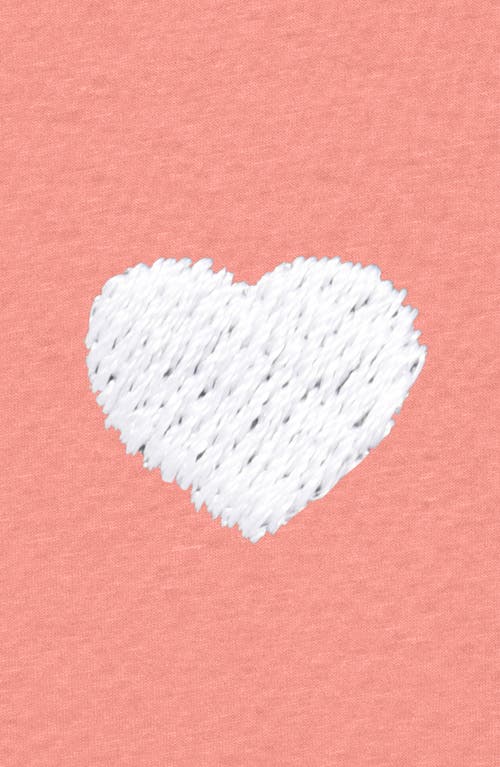Dalix Womens Lil Heart Lightweight Everyday Tee In Pink