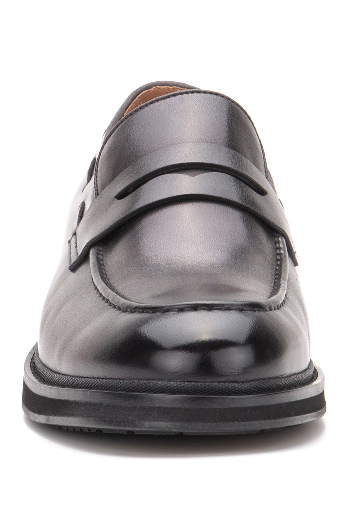 VINTAGE FOUNDRY Lionell Leather Penny Loafer, Alternate, color, Black