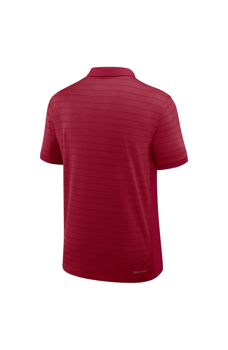 Jordan Brand Men's Jordan Brand Crimson Oklahoma Sooners 2025 Early Season Coaches Sideline Victory Stripe Performance Polo, Alternate, color,