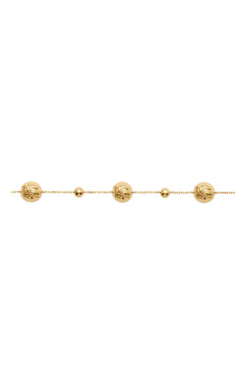 Burberry Ekd Sphere Necklace In Gold