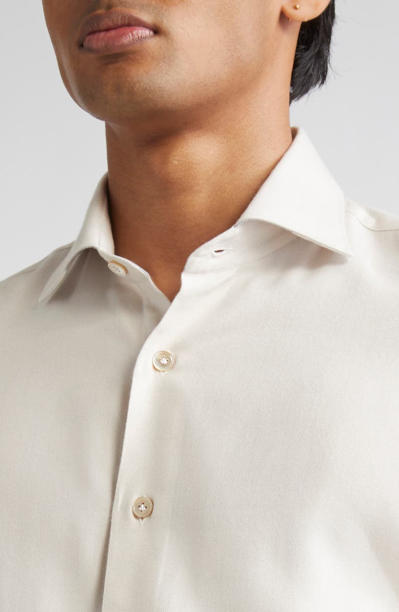 Eleventy Dandy Button-Up Shirt, Alternate, color, 02 Sand