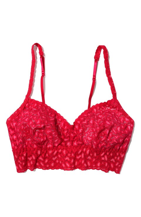 Cross Dye Retro Lace Triangle Bralette