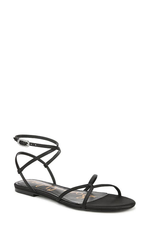 Sam Edelman Ellina Ankle Strap Sandal In Black